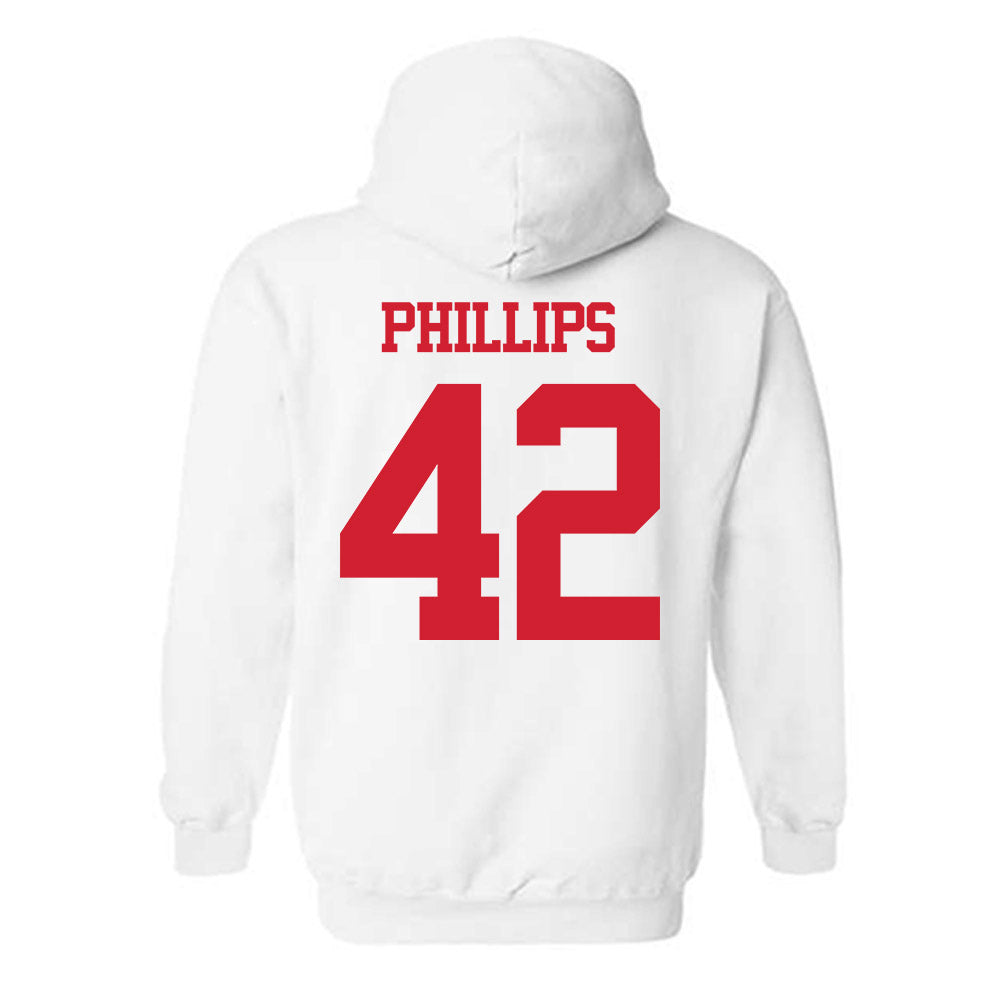 BU - NCAA Men's Lacrosse : Connor Phillips - Classic Shersey Hooded Sweatshirt-1