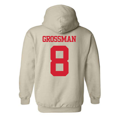 BU - NCAA Men's Soccer : Jack Grossman - Classic Shersey Hooded Sweatshirt-1