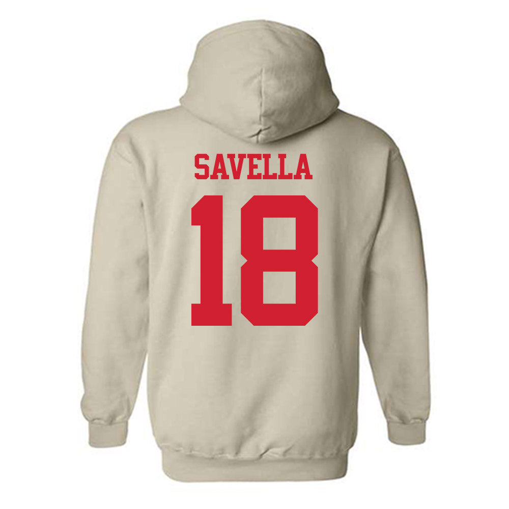 BU - NCAA Women's Soccer : Gianna Savella - Classic Shersey Hooded Sweatshirt-1