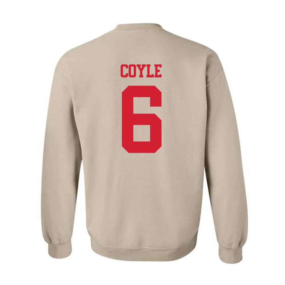 BU - NCAA Softball : Megan Coyle - Classic Shersey Crewneck Sweatshirt-1