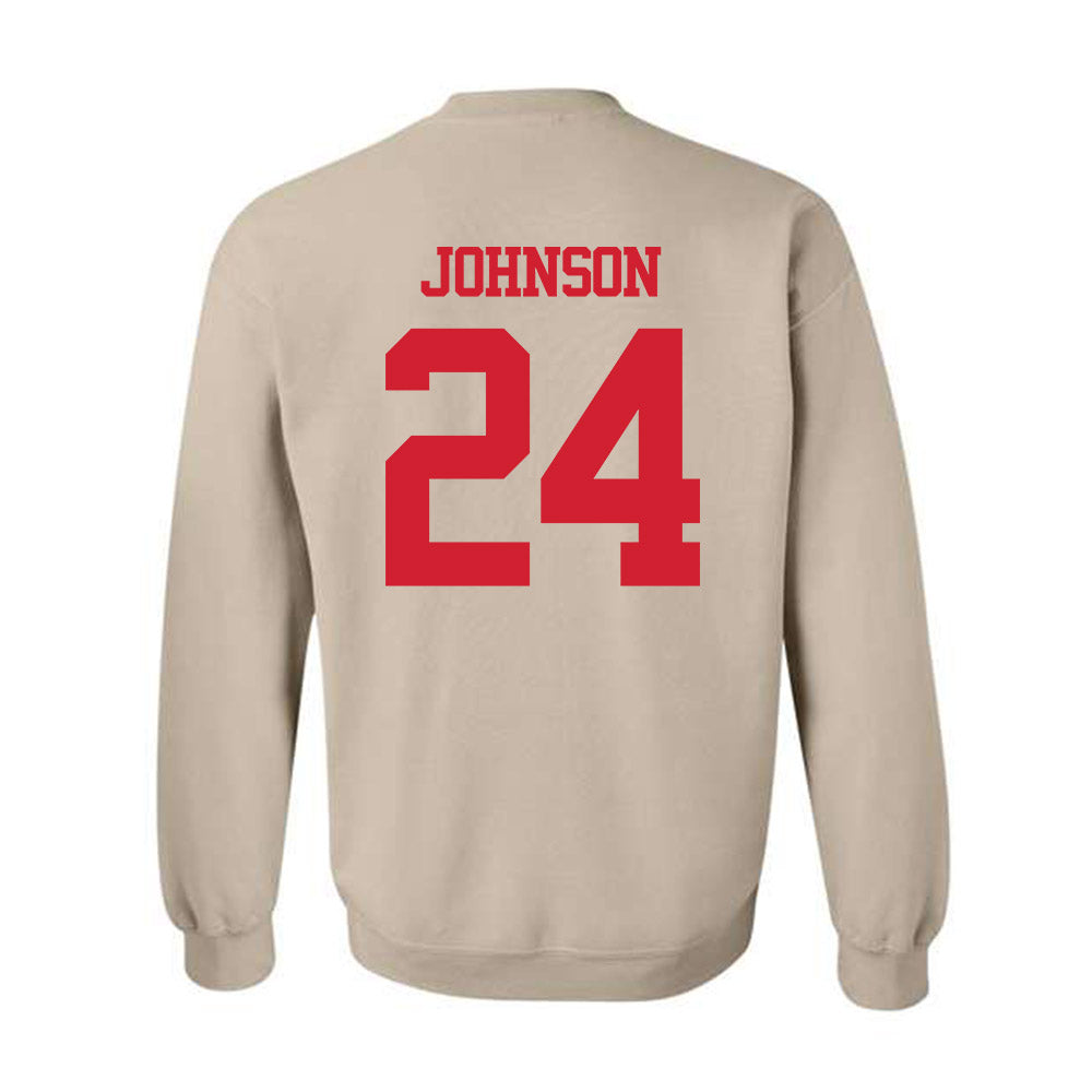 BU - NCAA Softball : Ava Johnson - Classic Shersey Crewneck Sweatshirt-1
