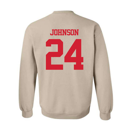 BU - NCAA Softball : Ava Johnson - Classic Shersey Crewneck Sweatshirt-1