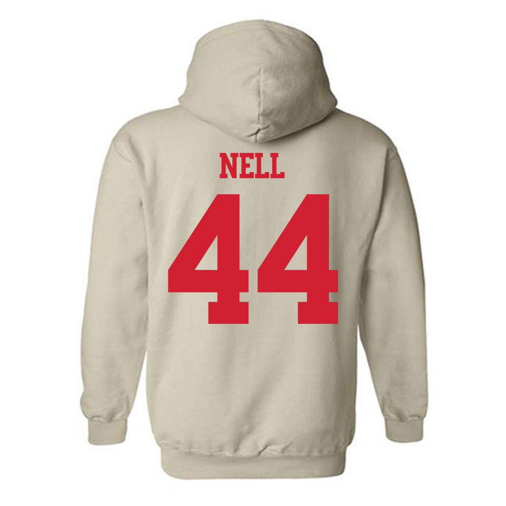 BU - NCAA Softball : Danika Nell - Classic Shersey Hooded Sweatshirt-1