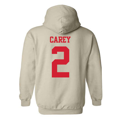 BU - NCAA Women's Ice Hockey : Maeve Carey - Classic Shersey Hooded Sweatshirt-1