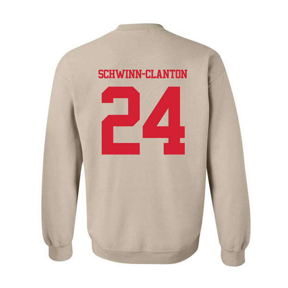 BU - NCAA Women's Soccer : Ariana Schwinn-Clanton - Classic Shersey Crewneck Sweatshirt-1