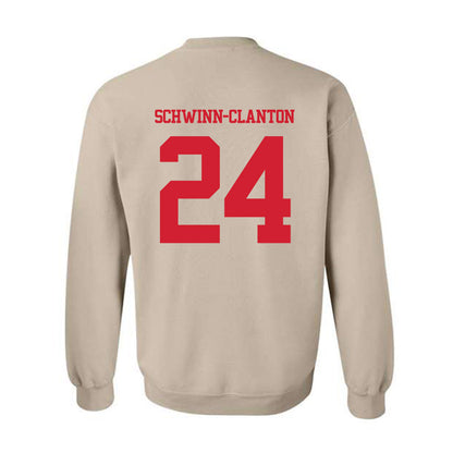 BU - NCAA Women's Soccer : Ariana Schwinn-Clanton - Classic Shersey Crewneck Sweatshirt-1
