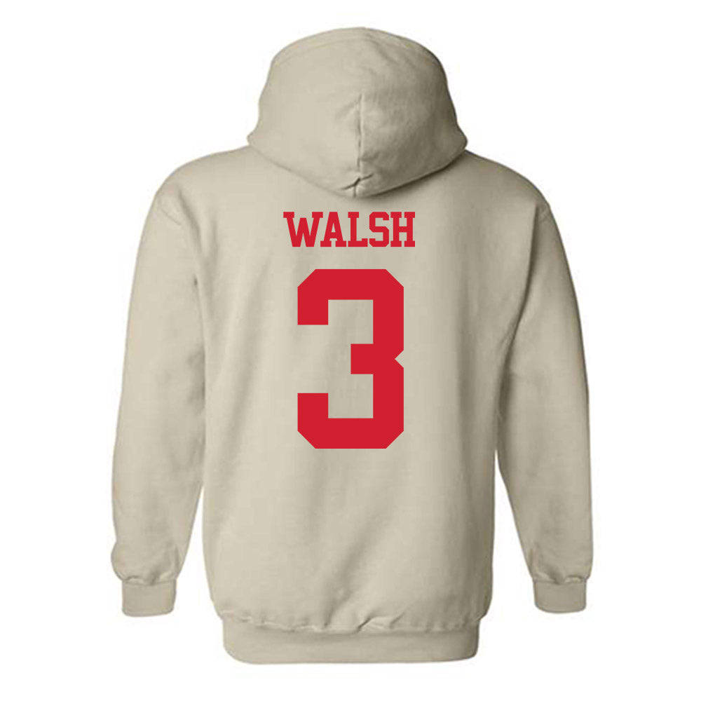 BU - NCAA Softball : Libby Walsh - Classic Shersey Hooded Sweatshirt-1