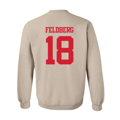BU - NCAA Men's Ice Hockey : Jay Feldberg - Classic Shersey Crewneck Sweatshirt-1