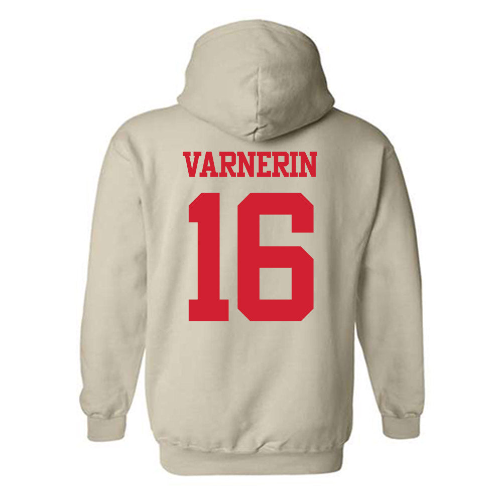BU - NCAA Men's Lacrosse : Donald Varnerin - Classic Shersey Hooded Sweatshirt-1
