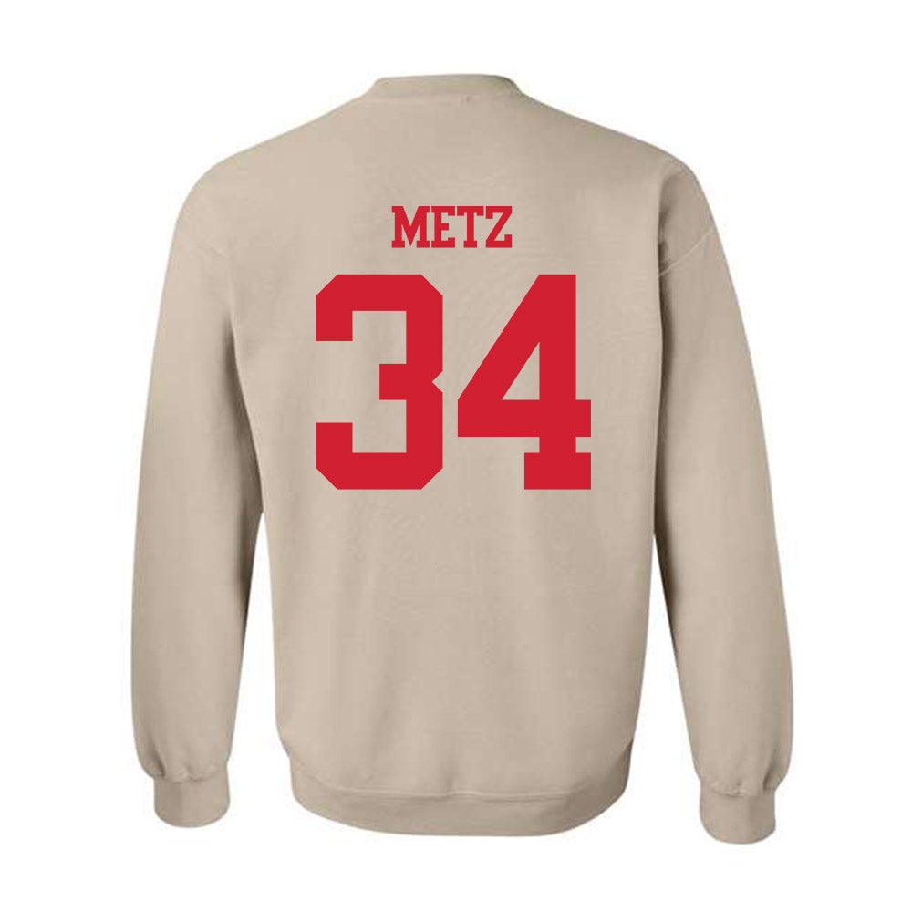 BU - NCAA Softball : Aimee Metz - Classic Shersey Crewneck Sweatshirt-1