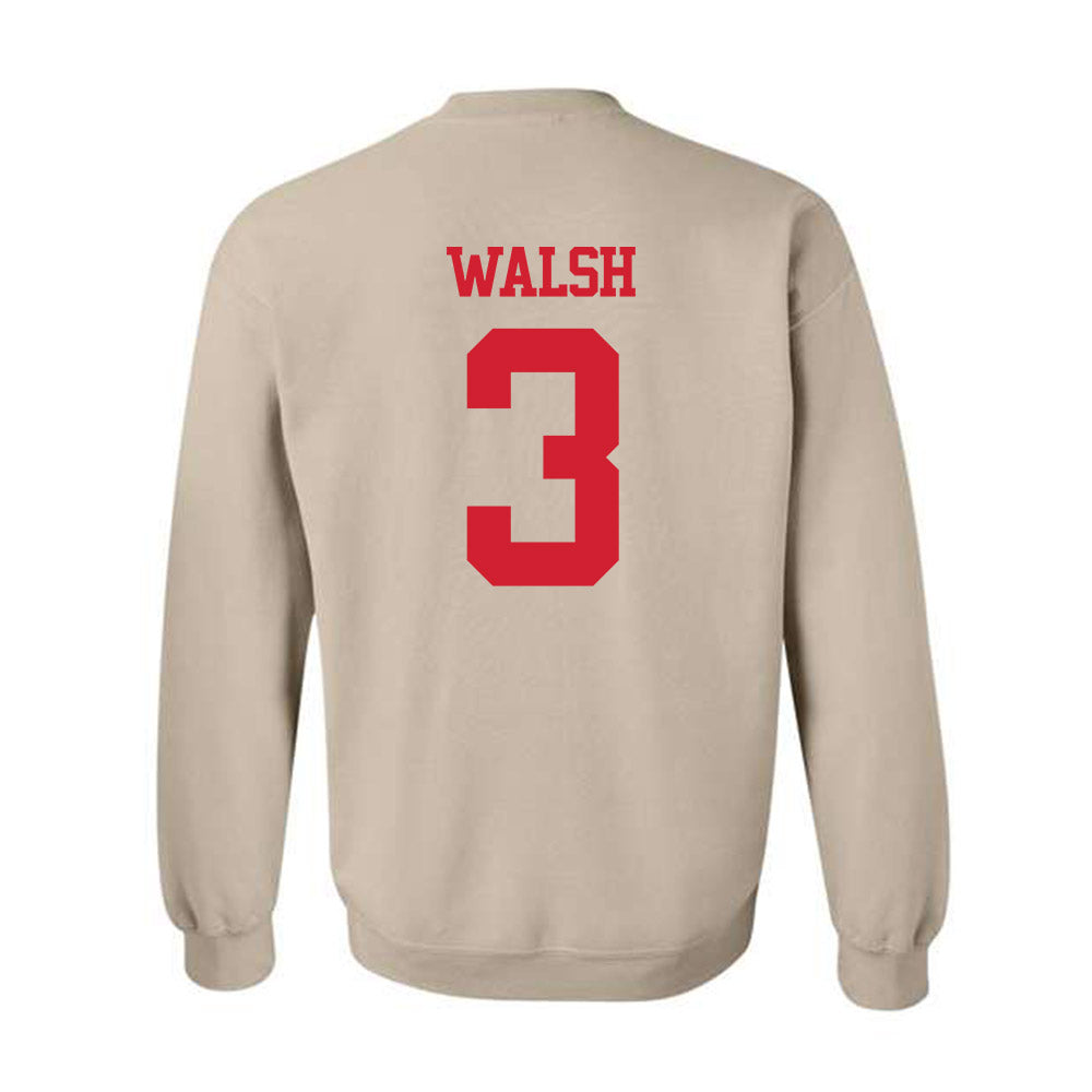 BU - NCAA Softball : Libby Walsh - Classic Shersey Crewneck Sweatshirt-1