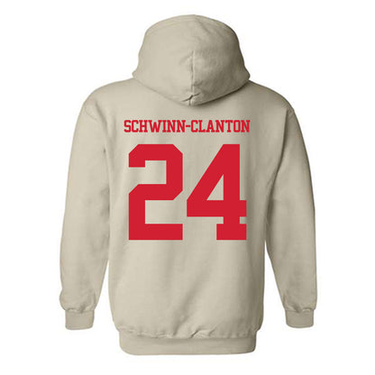 BU - NCAA Women's Soccer : Ariana Schwinn-Clanton - Classic Shersey Hooded Sweatshirt-1