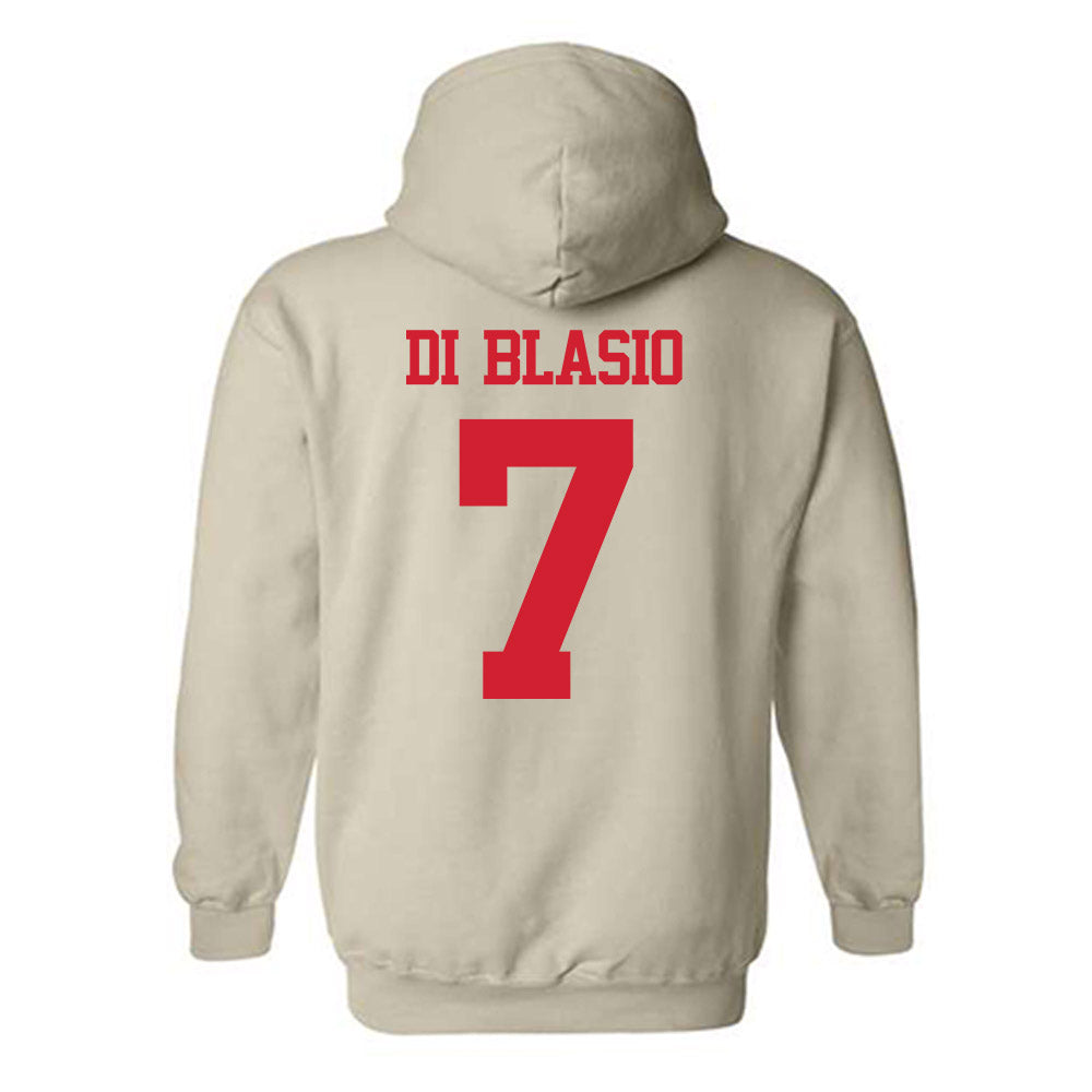 BU - NCAA Men's Soccer : Andrea Di Blasio - Classic Shersey Hooded Sweatshirt-1