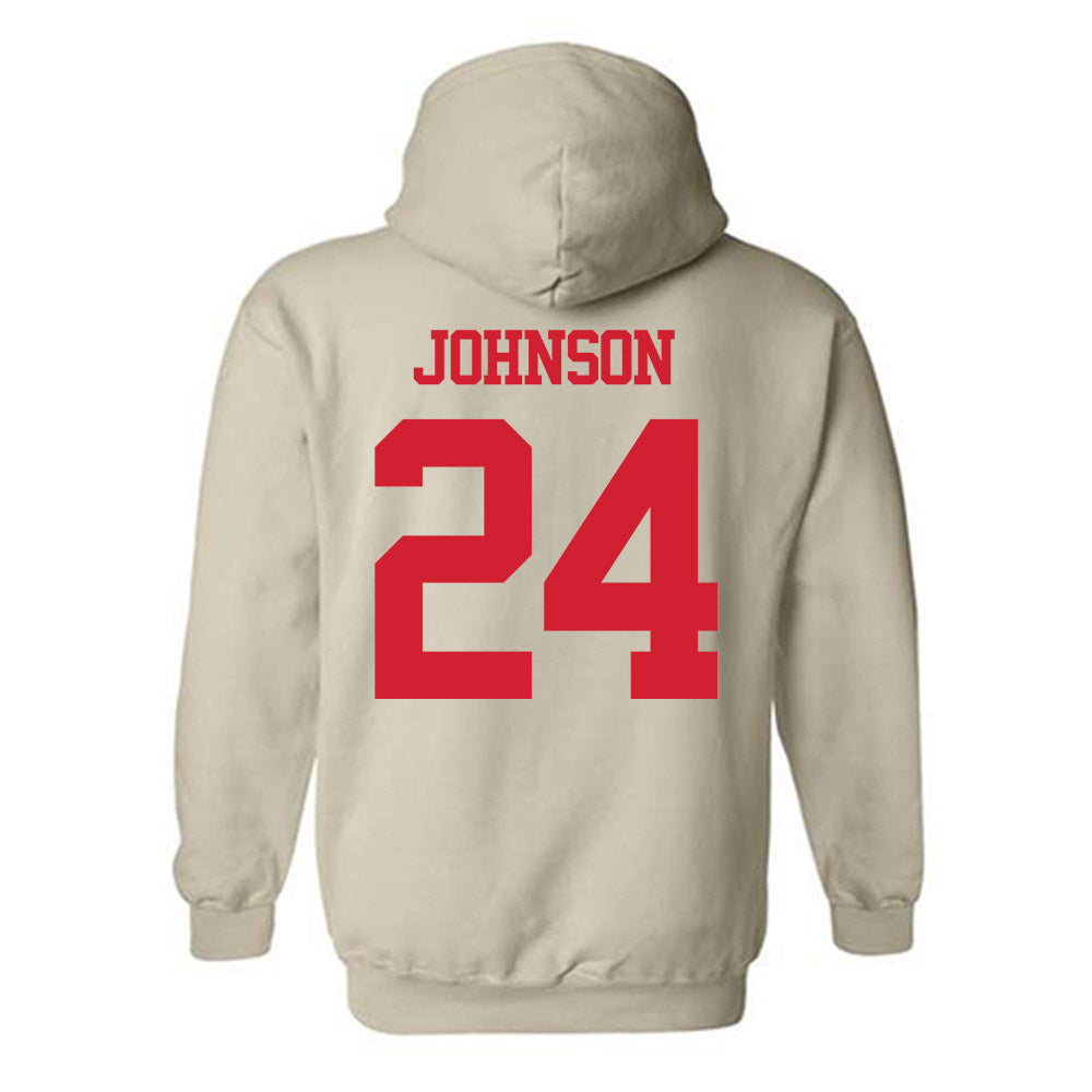 BU - NCAA Softball : Ava Johnson - Classic Shersey Hooded Sweatshirt-1