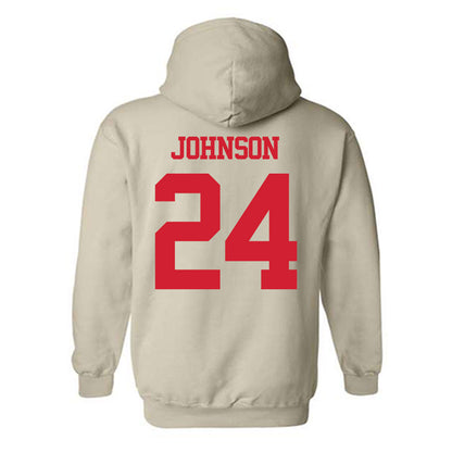 BU - NCAA Softball : Ava Johnson - Classic Shersey Hooded Sweatshirt-1