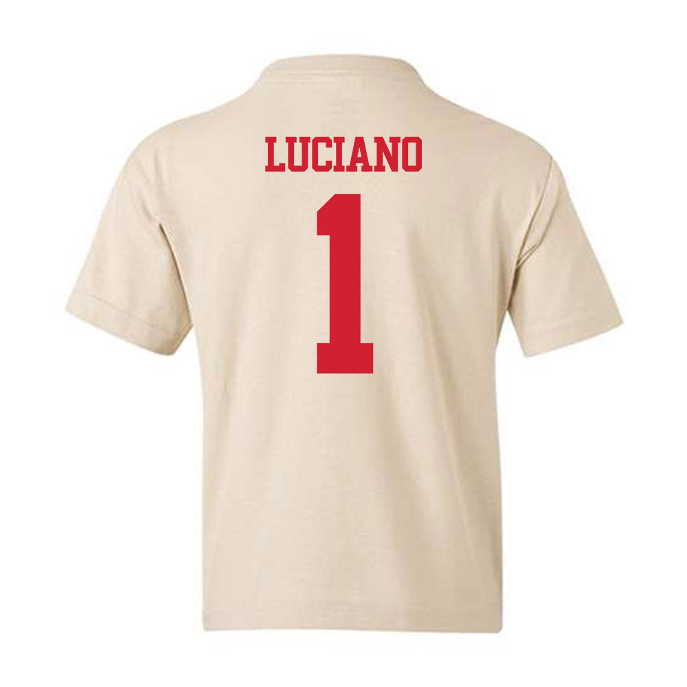 BU - NCAA Men's Ice Hockey : Steven Luciano - Classic Shersey Youth T-Shirt-1