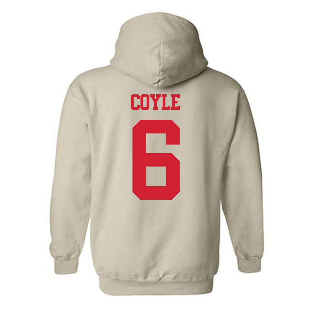 BU - NCAA Softball : Megan Coyle - Classic Shersey Hooded Sweatshirt-1