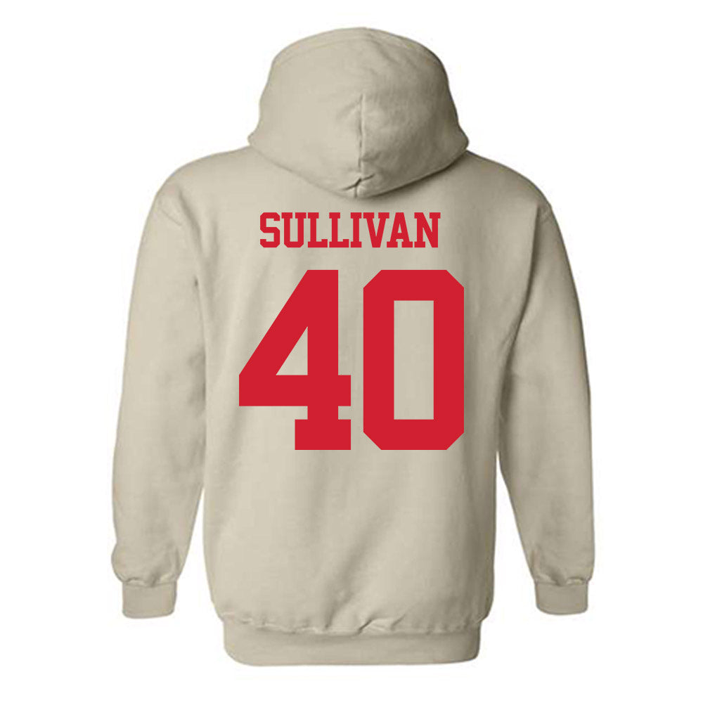 BU - NCAA Men's Lacrosse : Ford Sullivan - Classic Shersey Hooded Sweatshirt-1