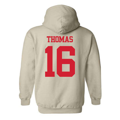 BU - NCAA Women's Soccer : Rhianna Thomas - Classic Shersey Hooded Sweatshirt-1