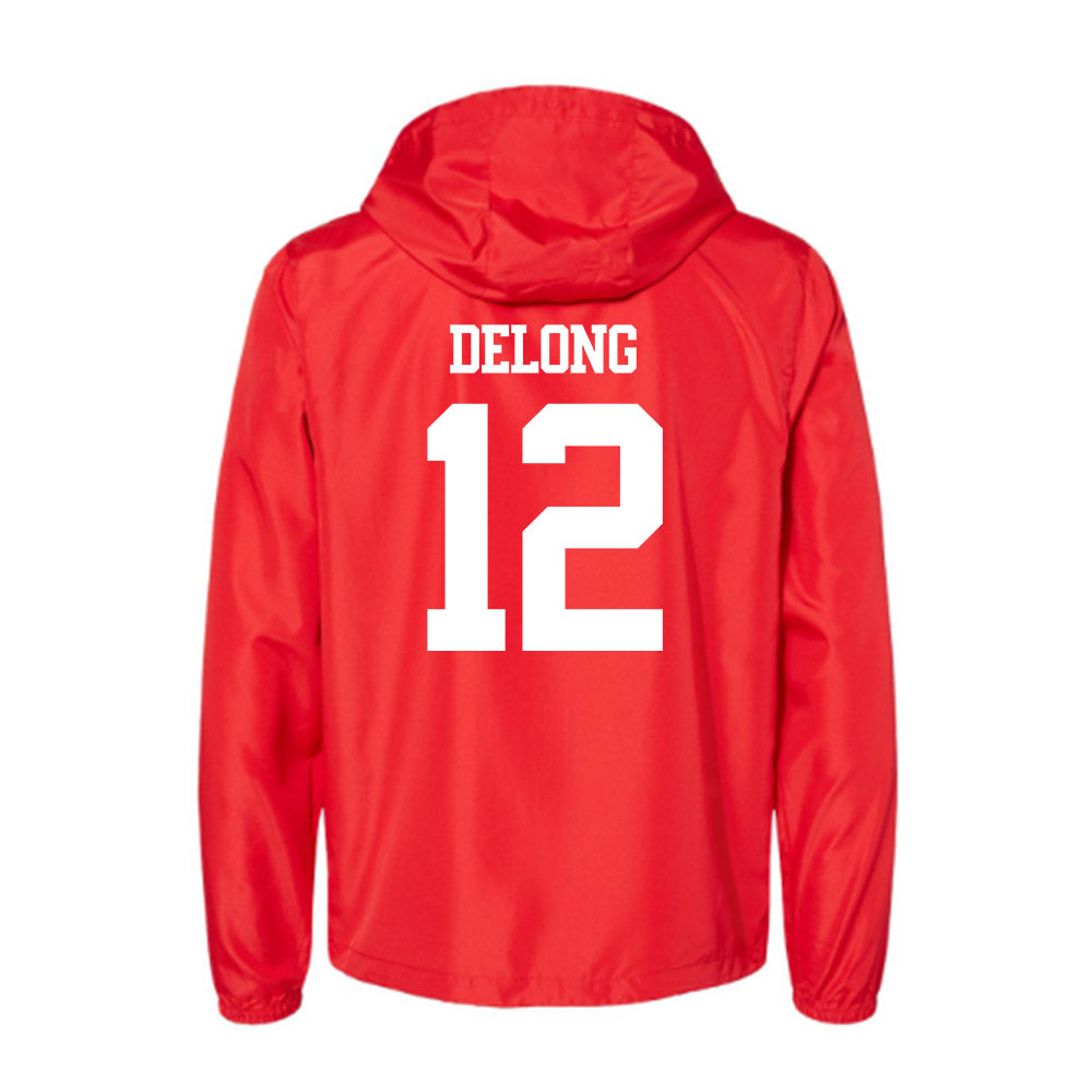 BU - NCAA Softball : Olivia DeLong - Windbreaker-1