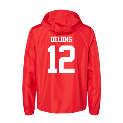 BU - NCAA Softball : Olivia DeLong - Windbreaker-1