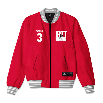 BU - NCAA Softball : Libby Walsh - Bomber Jacket-0