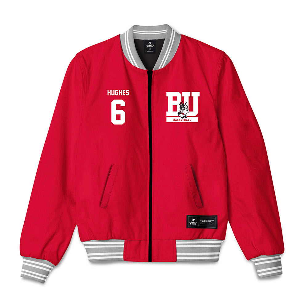 BU - NCAA Men's Basketball : Sam Hughes - Bomber Jacket-0