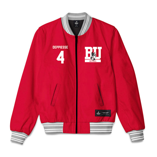 BU - NCAA Softball : Brooke Deppiesse - Bomber Jacket-0