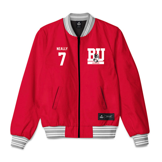 BU - NCAA Men's Lacrosse : Trey Neally - Bomber Jacket-0