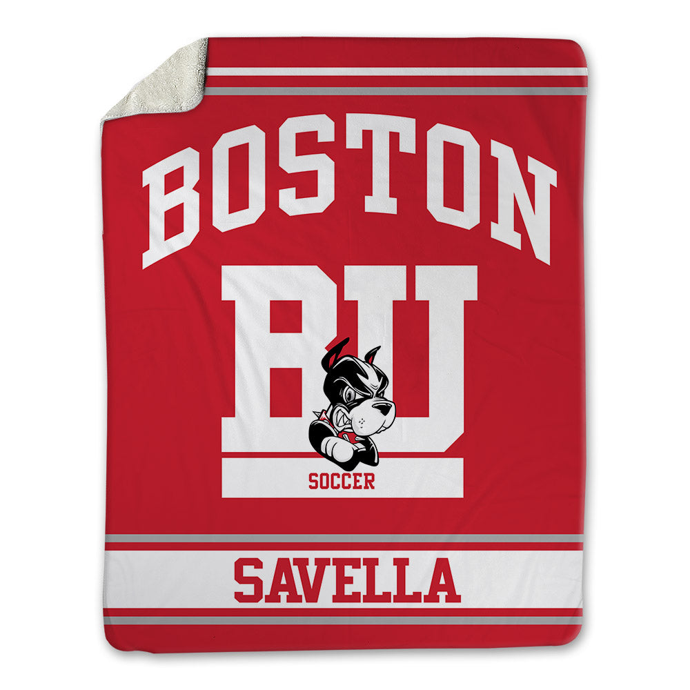 BU - NCAA Women's Soccer : Gianna Savella - Blanket-0