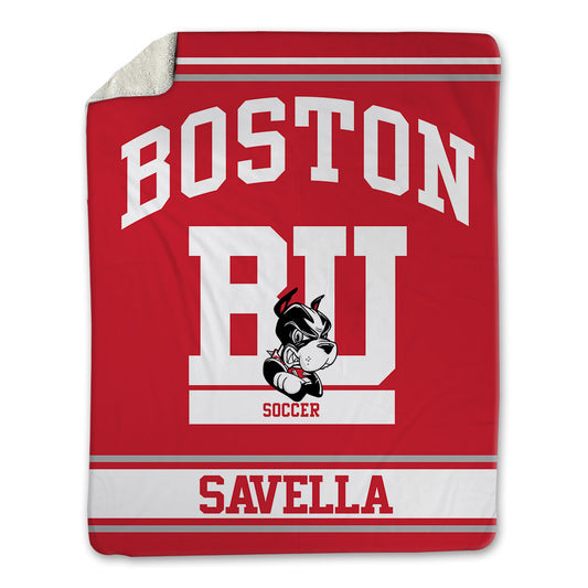 BU - NCAA Women's Soccer : Gianna Savella - Blanket-0