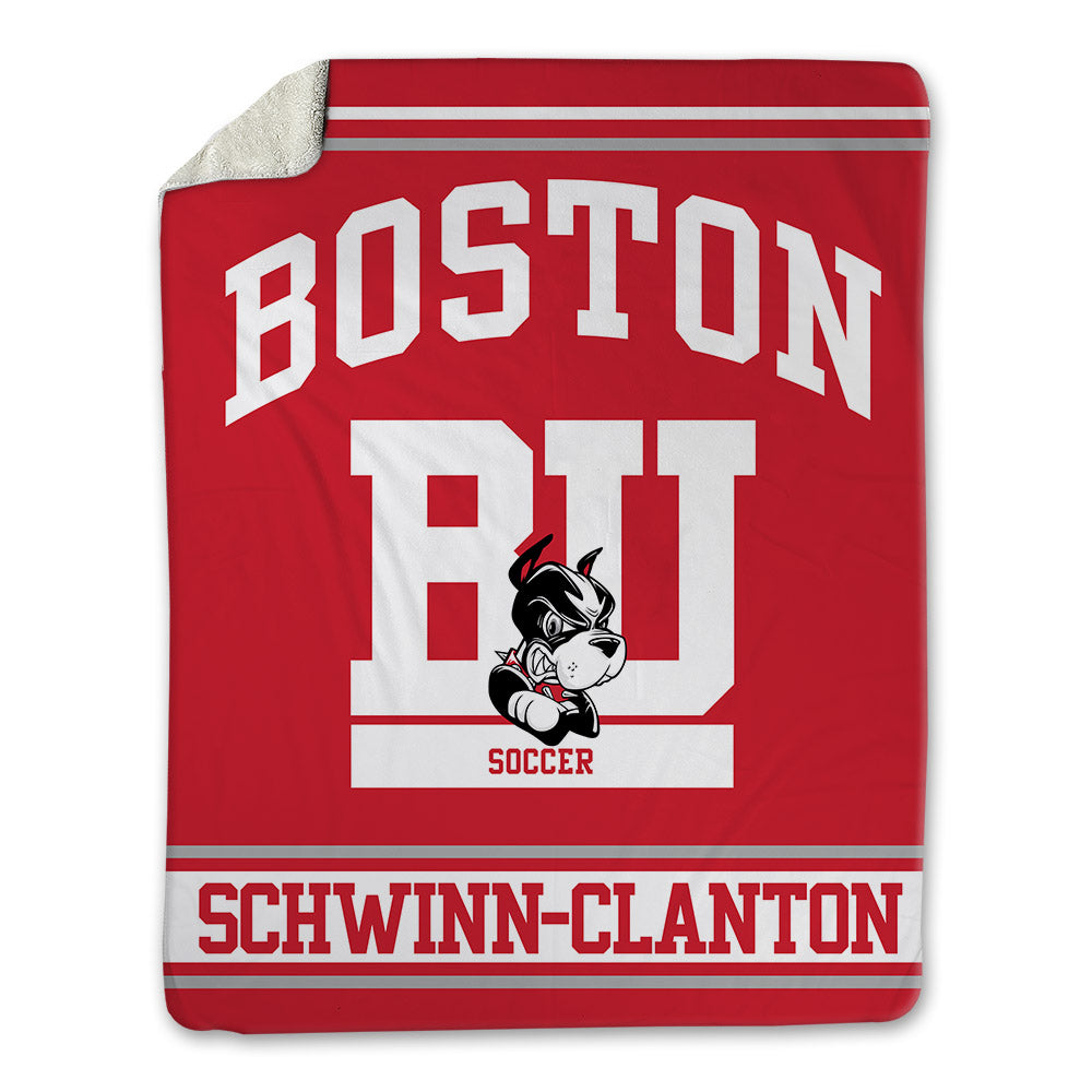 BU - NCAA Women's Soccer : Ariana Schwinn-Clanton - Blanket-0