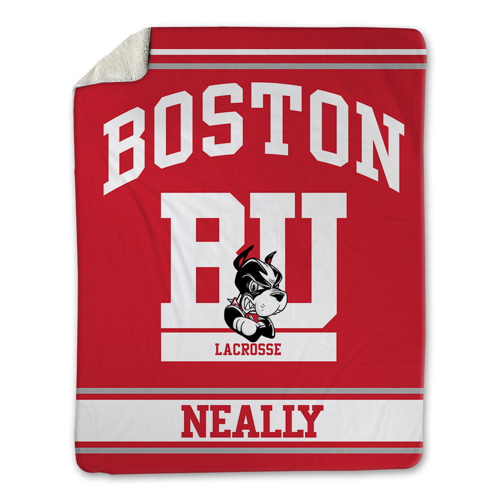 BU - NCAA Men's Lacrosse : Trey Neally - Blanket-0