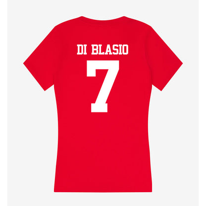 BU - NCAA Men's Soccer : Andrea Di Blasio - Classic Shersey Women's V-Neck T-Shirt-1