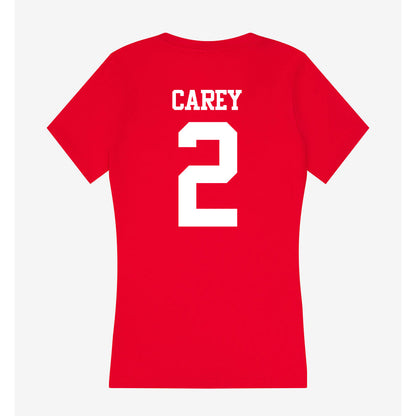 BU - NCAA Women's Ice Hockey : Maeve Carey - Classic Shersey Women's V-Neck T-Shirt-1