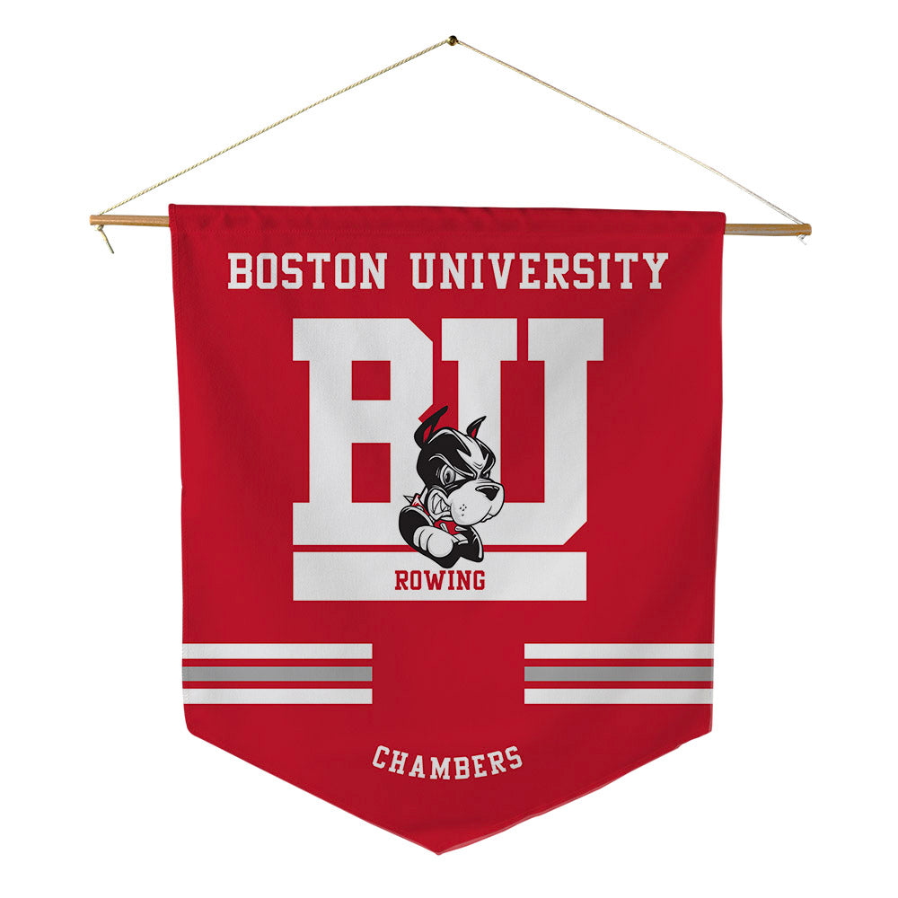 BU - NCAA Women's Rowing : Katie Chambers - Pennant - 18" x 21"-0