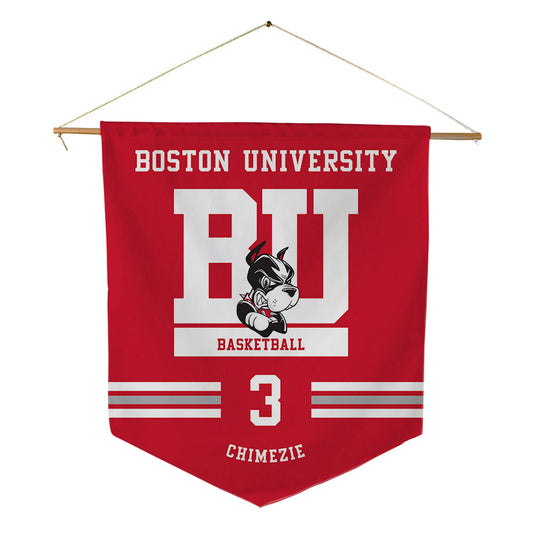 BU - NCAA Men's Basketball : Malcolm Chimezie - Pennant - 18" x 21"-0