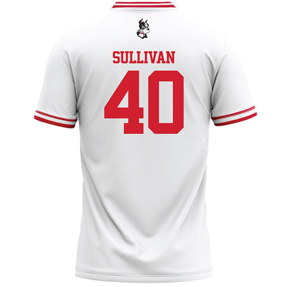 BU - NCAA Men's Lacrosse : Ford Sullivan - White Lacrosse Jersey-1