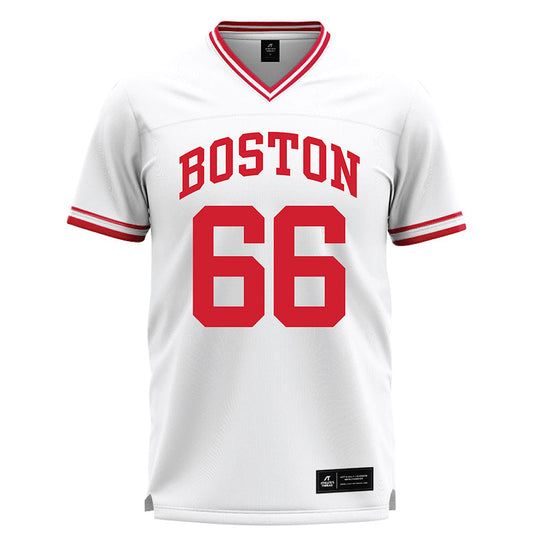 BU - NCAA Men's Lacrosse : Cullen Lawry - White Lacrosse Jersey-0