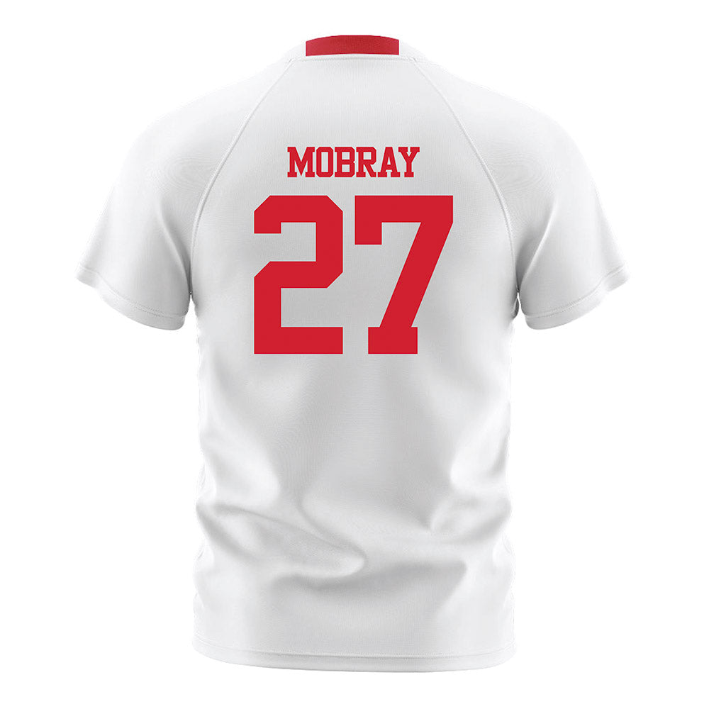BU - NCAA Men's Soccer : Austin Mobray - White Soccer Jersey-1