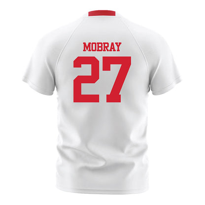 BU - NCAA Men's Soccer : Austin Mobray - White Soccer Jersey-1