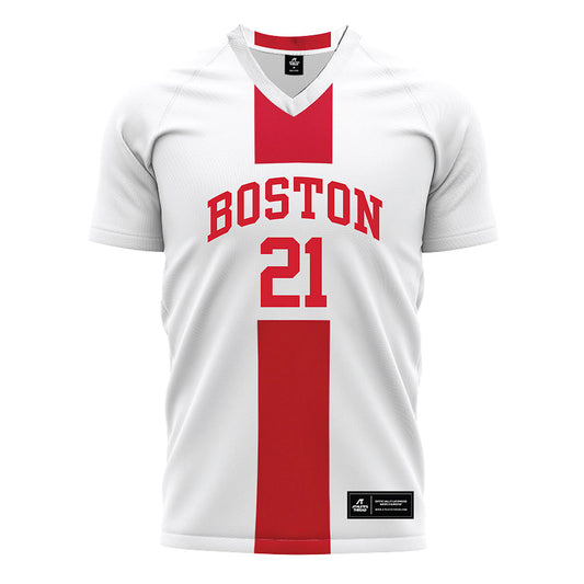 BU - NCAA Men's Soccer : Sebastian Knight - White Soccer Jersey-0