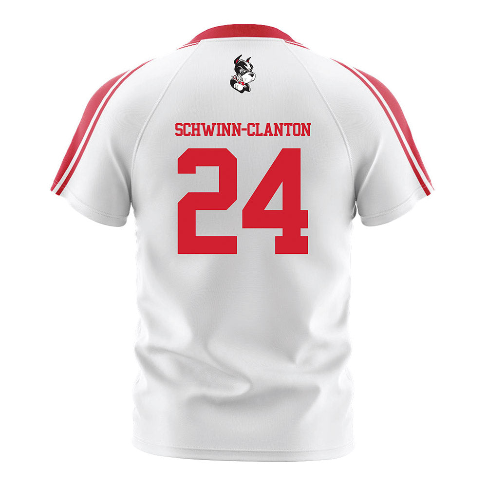 BU - NCAA Women's Soccer : Ariana Schwinn-Clanton - White Soccer Jersey-1