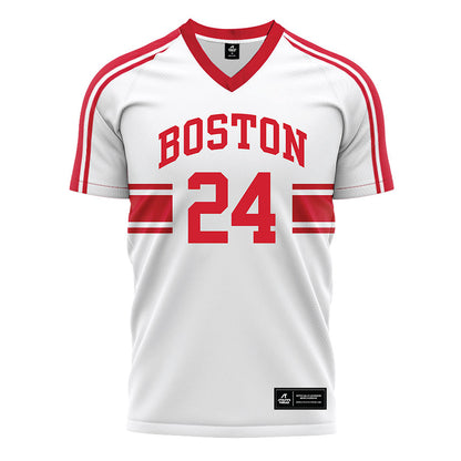 BU - NCAA Women's Soccer : Ariana Schwinn-Clanton - White Soccer Jersey-0