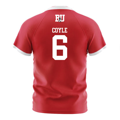 BU - NCAA Softball : Megan Coyle - Red Soccer Jersey-1