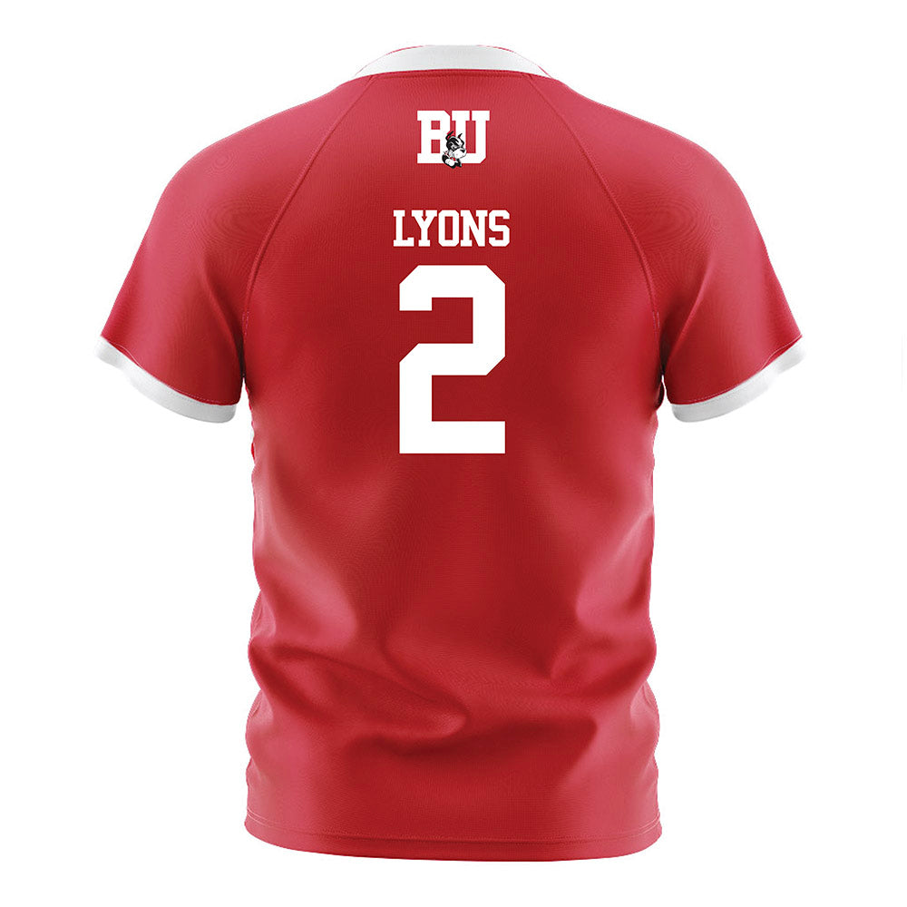 BU - NCAA Softball : Camryn Lyons - Red Soccer Jersey-1