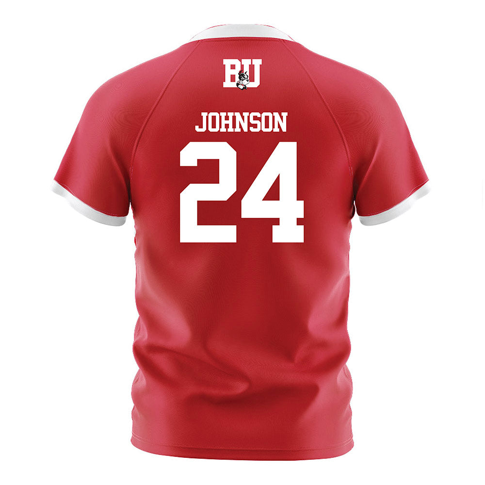 BU - NCAA Softball : Ava Johnson - Red Soccer Jersey-1