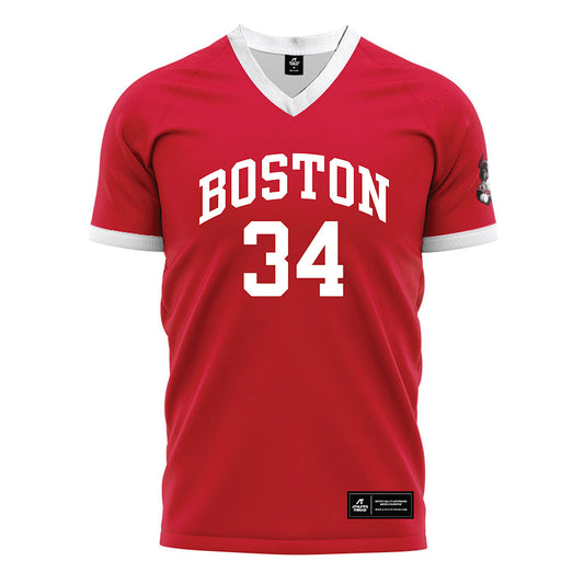 BU - NCAA Softball : Aimee Metz - Red Soccer Jersey-0