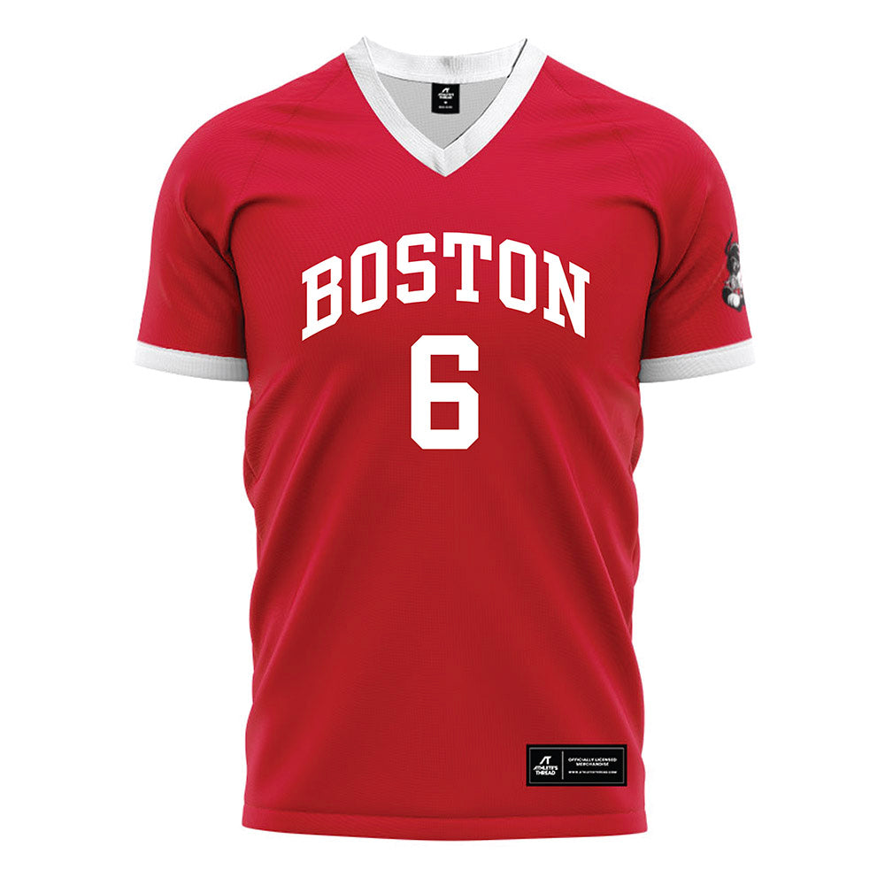 BU - NCAA Softball : Megan Coyle - Red Soccer Jersey-0