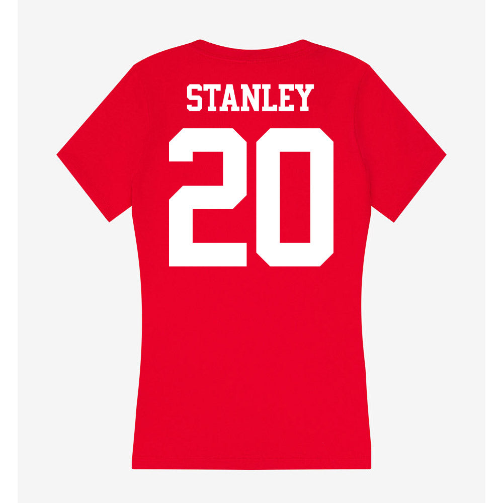 BU - NCAA Softball : Mary Catherine Stanley - Women's V-Neck T-Shirt-1
